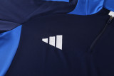 2024 AD Royal blue Half Pull Tracksuit #AB07 (半拉链)