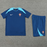 2024-25 Portugal Royal blue Training Short Suit