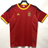 2002 Spain Home Retro Soccer Jersey