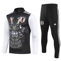 2024-25 Japan Black Half Pull Tracksuit (半拉链)(宫本)