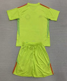 2024-25 Celtic Fluorescent Yellow GoalKeeper Kids Soccer Jersey