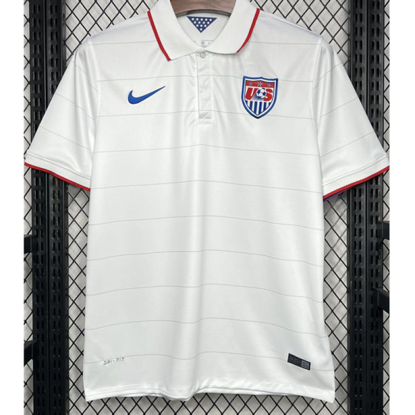 2014 USA Home Retro Soccer Jersey