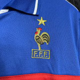 2000-2001 France Home Retro Soccer Jersey