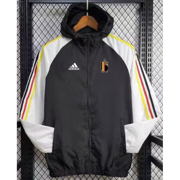 2024-25 Belgium Black Windbreaker (白袖)