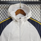 2024-25 Belgium White Windbreaker (黑袖)