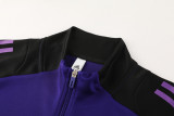 2024-25 Germany Purple Black Jacket Tracksuit #02