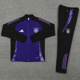 2024-25 Germany Purple Black Jacket Tracksuit #02