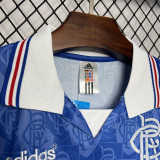 1996-1997 Rangers Home Retro Soccer Jersey