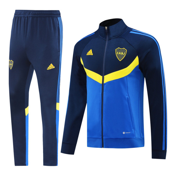 2024-25 Boca Juniors Fancy Blue Jacket Tracksuit #03