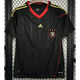 2010 Germany Black Retro Soccer Jersey