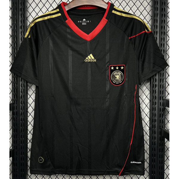 2010 Germany Black Retro Soccer Jersey