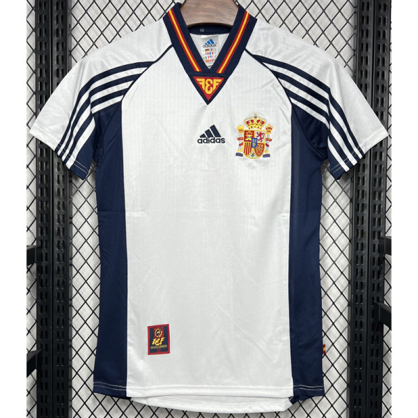 1998 Spain Away Retro Soccer Jersey