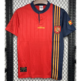 1996 Spain Home Retro Soccer Jersey