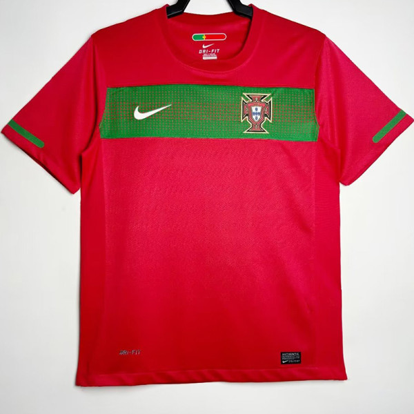 2010 Portugal Home Retro Soccer Jersey