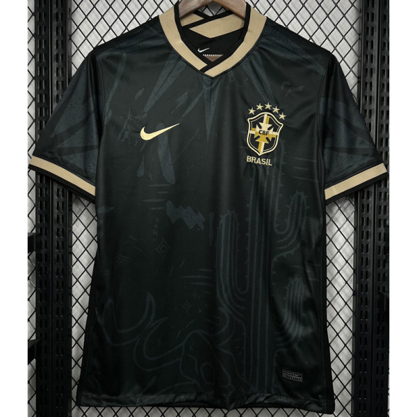 2022-23 Brazil Black Fans Soccer Jersey