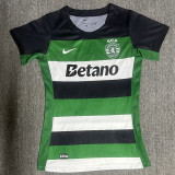 2024-25 Sporting Lisbon Home Women Soccer Jersey (女)