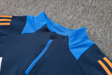 2024-25 JUV Royal blue Half Pull Tracksuit (半拉链)