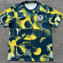 2024-25 Club America Green Yellow Training shirts