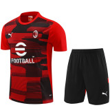 2024-25 ACM Red Black Training Short Suit