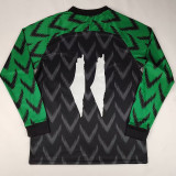 2024-25 Palestina FC Black Green Long Sleeve Soccer Jersey (长袖)