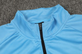 2024 NK Blue Half Pull Tracksuit (半拉链)