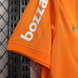 2010 Corinthians Orange Retro Soccer Jersey