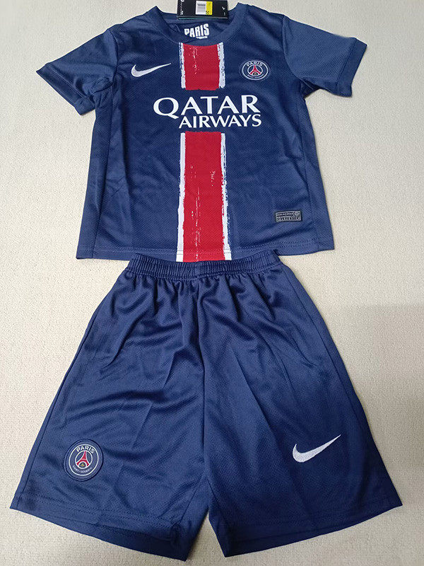 2024-25 PSG Home Kids Soccer Jersey