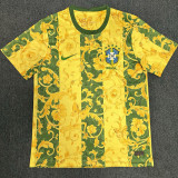 22-23 Brazil Yellow Green Special Edition Training Shirts