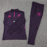 2024-25 West Ham Purple Half Pull Tracksuit (半拉链)