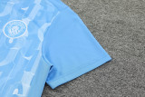 2024-25 Man City Blue Training Short Suit