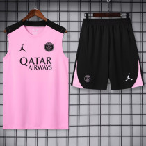 2024-25 PSG Pink Tank top and shorts suit