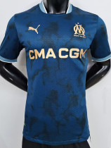 2024-25 Marseille Away Player Version Soccer Jersey