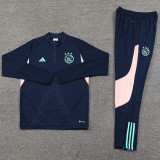 2024-25 Ajax Royal blue Half Pull Tracksuit (半拉链)