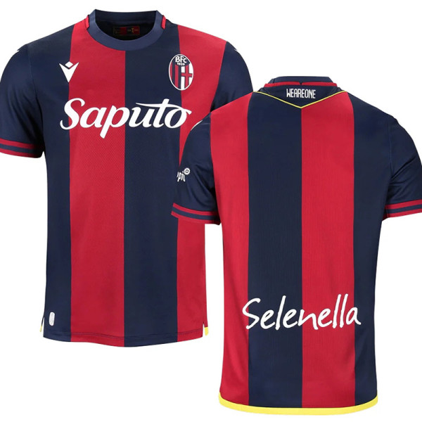 2024-25 Bologna Home Fans Soccer Jersey