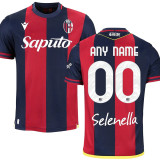 2024-25 Bologna Home Fans Soccer Jersey