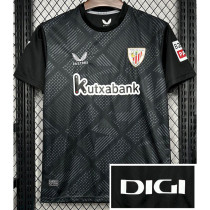 2024-25 Bilbao Black Goalkeeper Fans Soccer Jersey