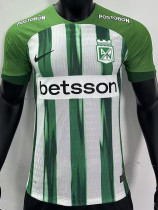 2024-25 Atletico Nacional Home Player Version Soccer Jersey