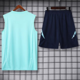 2024-25 RMA Light green Tank top and shorts suit