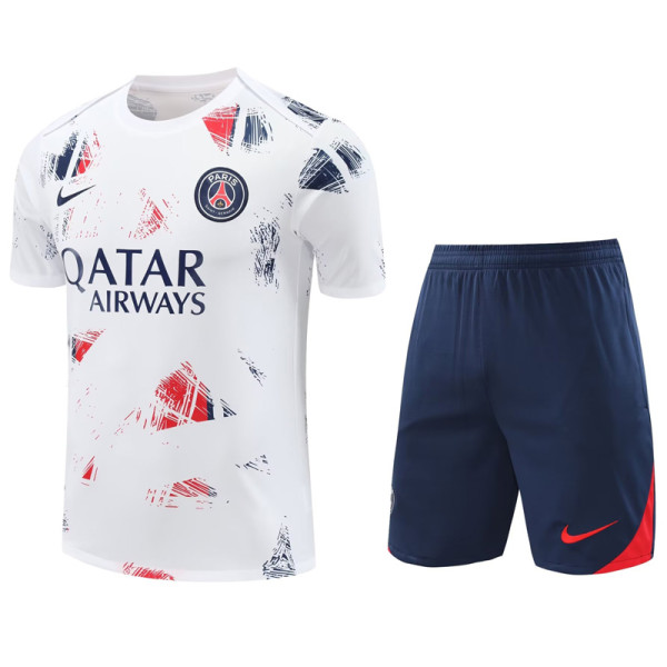 2024-25 PSG White Training Short Suit