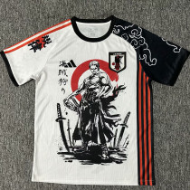 2024-25 Japan Black White Special Edition Fans Soccer Jersey *狩