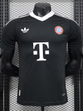 2024-25 Bayern Black Goalkeeper Player Version Soccer Jersey