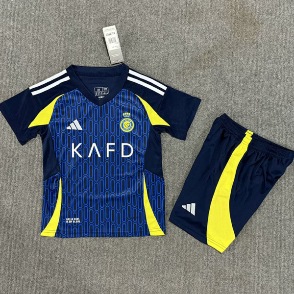 2024-25 AL-Nassr Away Kids Soccer Jersey