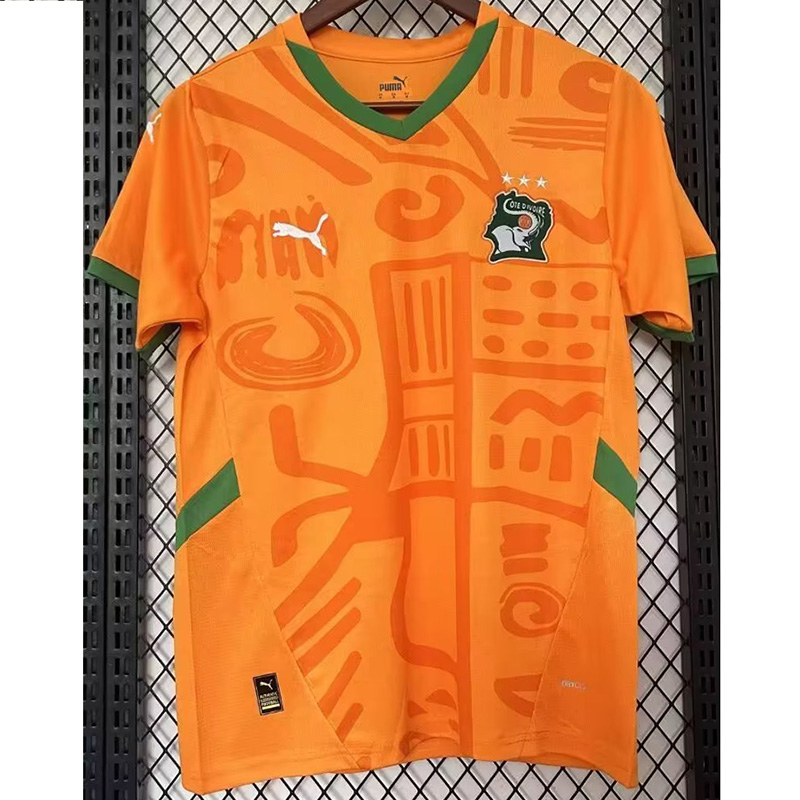 US 14.50 202425 Ivory Coast Home Fans Soccer Jersey