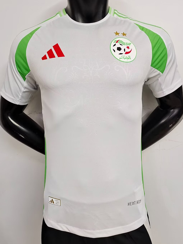 US 17.00 202425 Algeria Home Player Version Soccer Jersey www