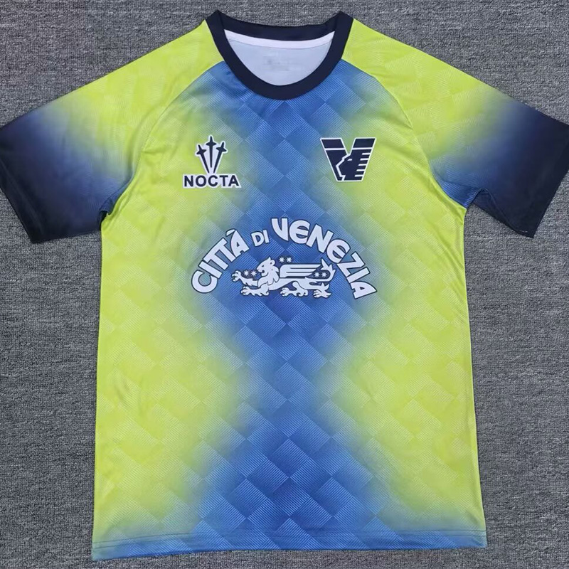 US 14.50 202425 Venezia FC Blue Green Goalkeeper Soccer Jersey