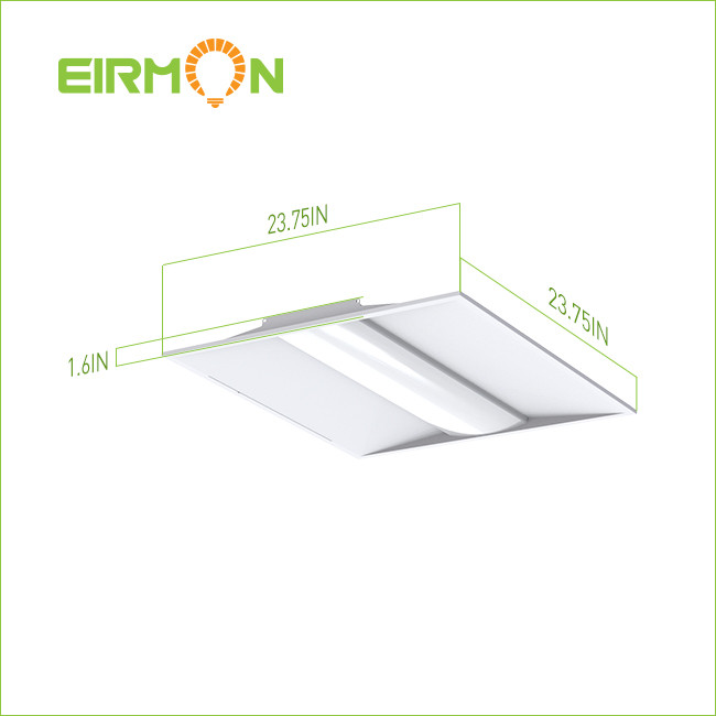 2x2FT LED Troffer Light, （4PCS/Pack）40W-35W-30W-25W,35K-40K-50K, Recessed Back-Lit Drop Ceiling Light,  50000 Hours Life, LED Drop Ceiling Light Fixture, ETL/DLC
