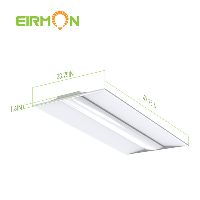 2x4FT LED Troffer Light, （4PCS/Pack）50W-40W-30W-25W 35K-40K-50K, Recessed Back-Lit Drop Ceiling Light,  50000 Hours Life, LED Drop Ceiling Light Fixture, ETL/DLC
