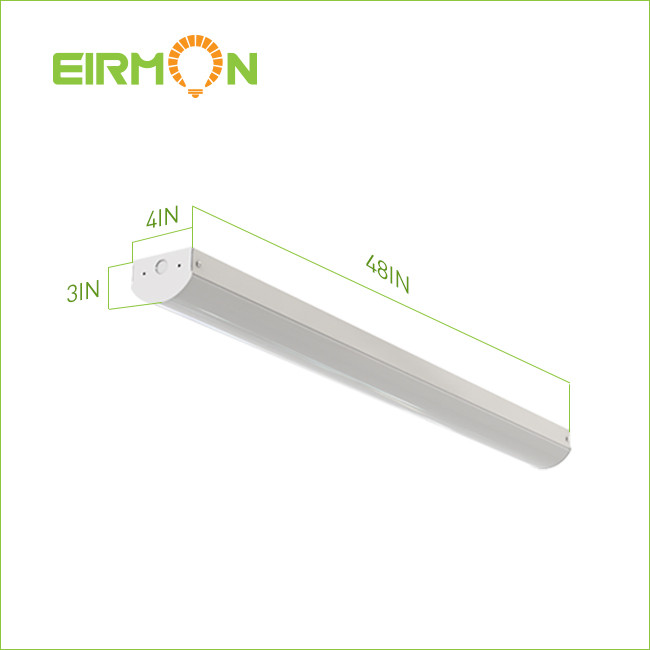 4FT 4”  LED Strip Light,（4PCS/Pack） Stairwell Recessed Linear Led Strip Light, 125LM/W,  CCT And Power Tunable,40W-25W-18W-12W，35K-40K-50K, Bi-level Motion Sensor