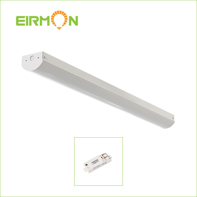 4FT 4”  LED Strip Light,（4PCS/Pack） Stairwell Recessed Linear Led Strip Light, 125LM/W,  CCT And Power Tunable,40W-25W-18W-12W，35K-40K-50K, Bi-level Motion Sensor