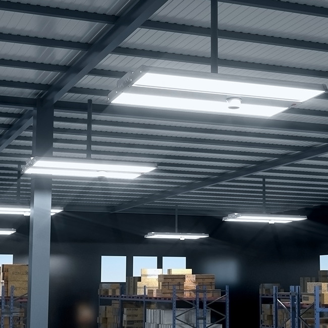 LED Linear High Bay Shop Light, （4PCS/Pack）1X4FT 210W LED Shop Light Fixture, 165LM/W, 120-277VAC,  4000K / 5000K Warehouse Lighting, ETL Approved, 5 Years Warranty